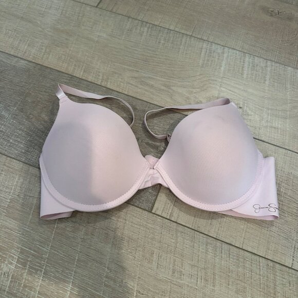 JESSICA SIMPSON WOMENS 36C PINK BRA - Picture 1 of 3